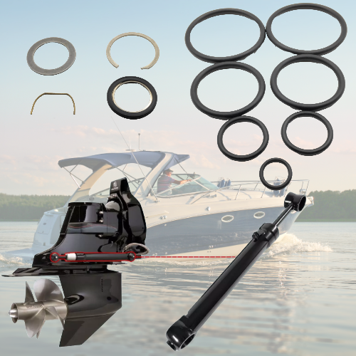 REPLACEMENTKITS.COM - Power Trim Rebuild Kit Replaces Mercury Mercruiser 25-87400A2 & Sierra 18-2649