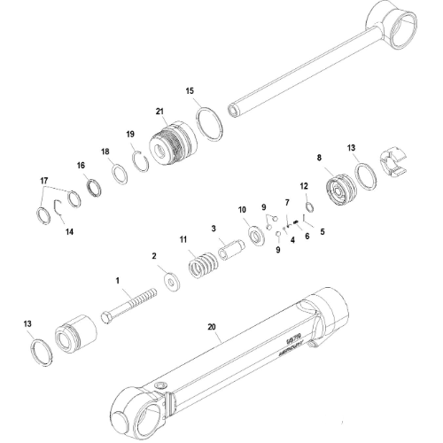 REPLACEMENTKITS.COM - Power Trim Rebuild Kit Replaces Mercury Mercruiser 25-87400A2 & Sierra 18-2649