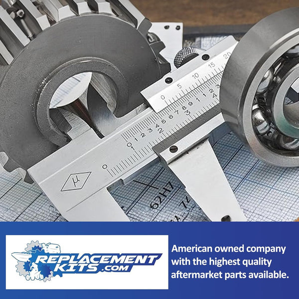 REPLACEMENTKITS.COM Water Pump Impeller Kit Compatible with Johnson F6B-9 Pumps Indmar Monsoon, Hammerhead, Raptor & Volvo Penta Engines