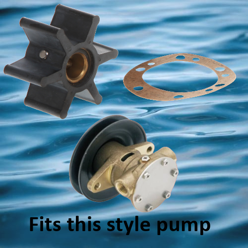 REPLACEMENTKITS.COM Impeller & Gasket Kit Compatible with Yanmar (Replaces 104211-42071, 104211-42070 & 104211-42090)