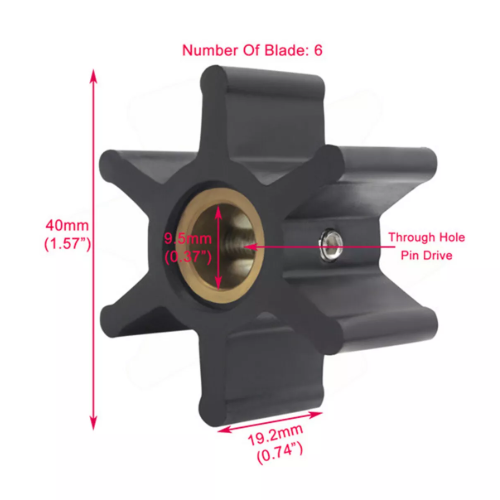 REPLACEMENTKITS.COM Impeller & Gasket Kit Compatible with Yanmar (Replaces 104211-42071, 104211-42070 & 104211-42090)